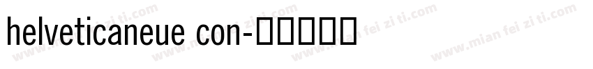 helveticaneue con字体转换